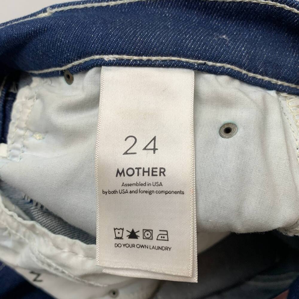 MOTHER The Country Doozy 24 Ohh La La Dark Wash 70s Flare Jeans - Picture 13 of 16